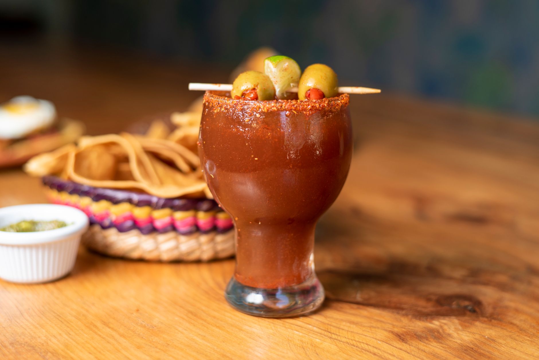 Spicy Michelada with Chili Rim