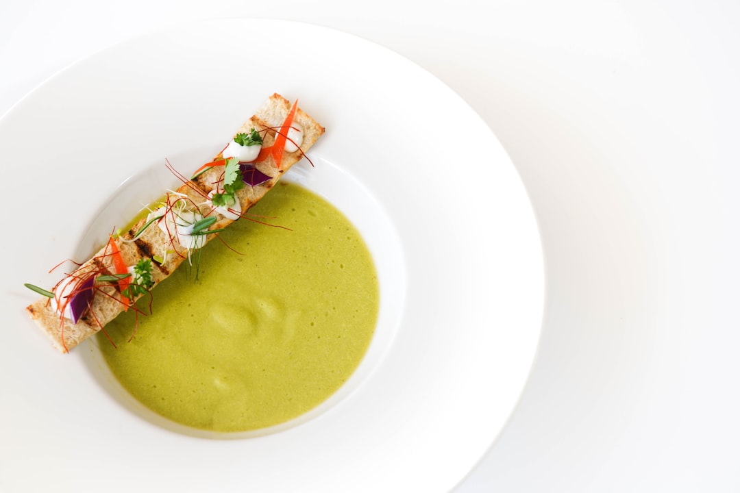 Split Pea Soup with Crispy Pork