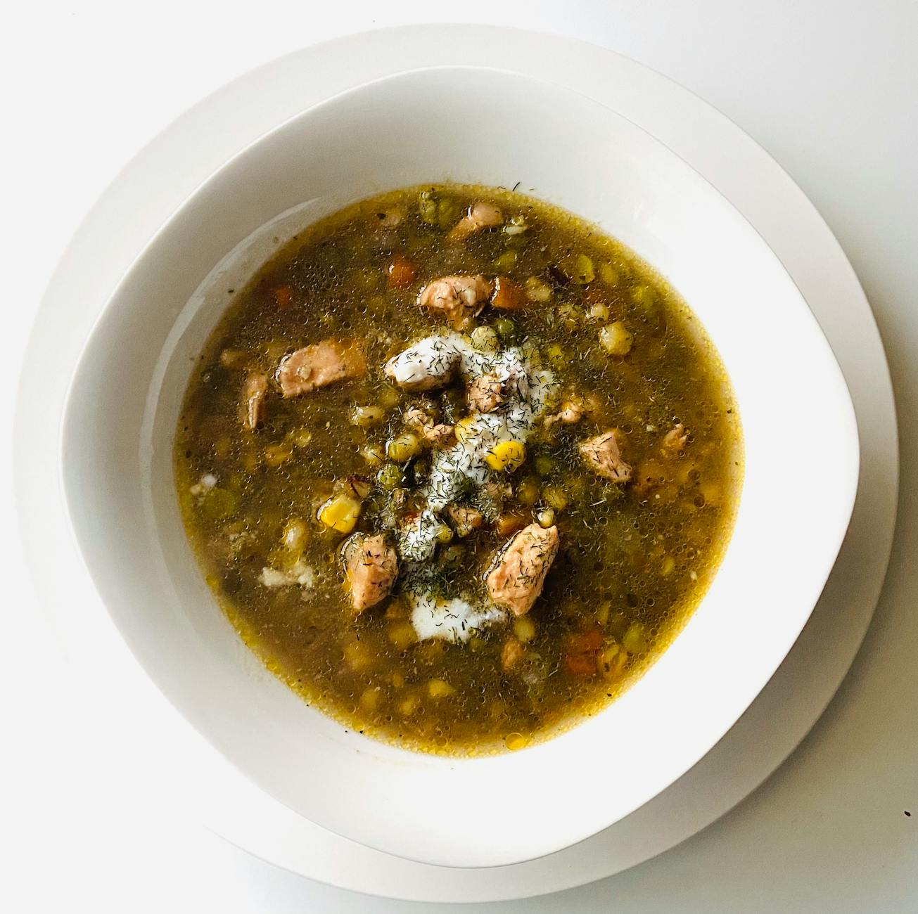 Slow-Simmered Split Pea Soup with Ham Hock