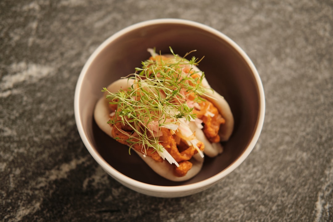 Steamed Bao with Egg and Char Siu