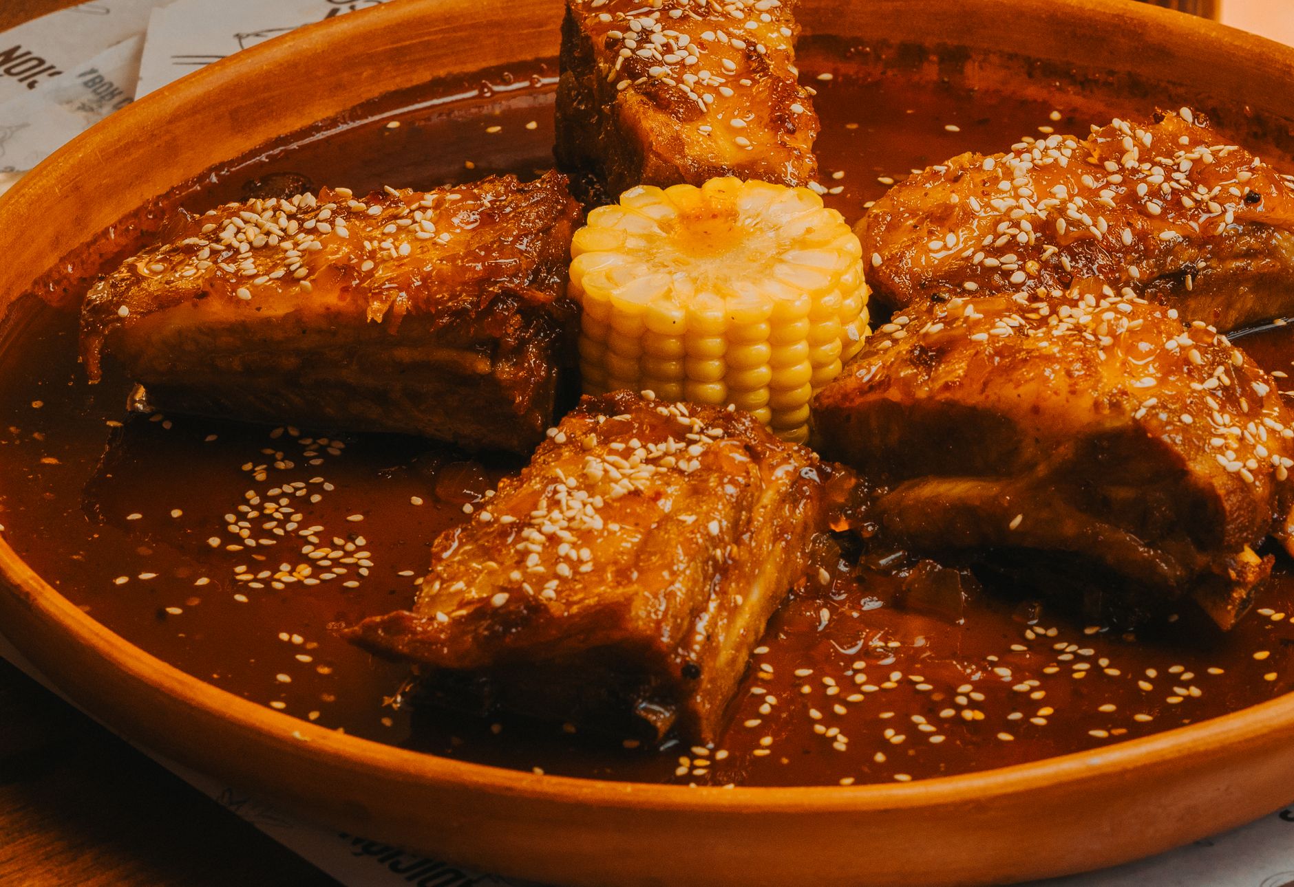 15-Min Sticky Hoisin Pork Ribs & Corn