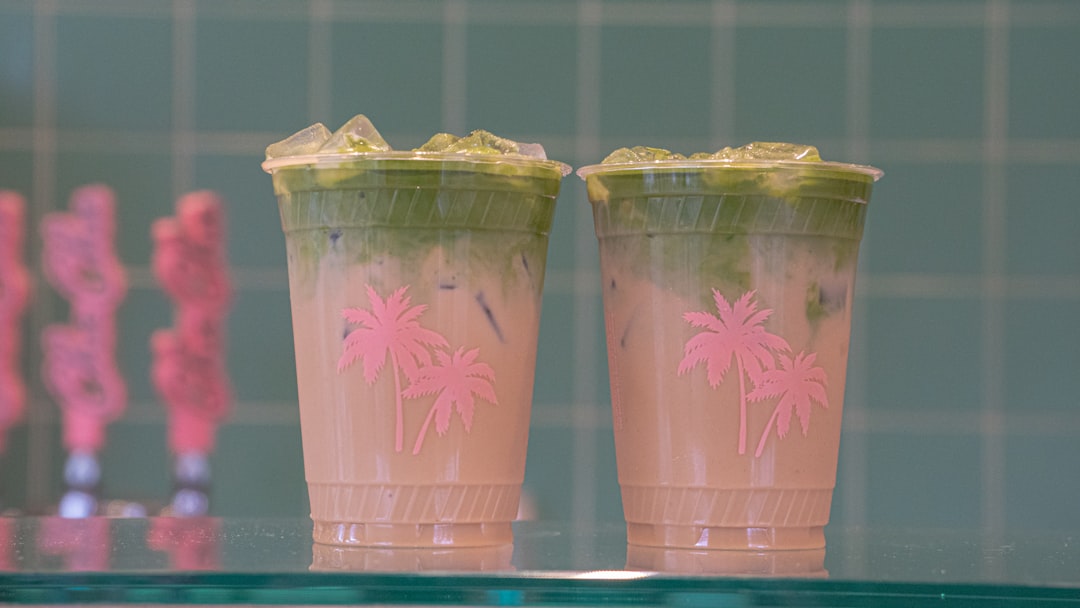 Strawberry Matcha Latte