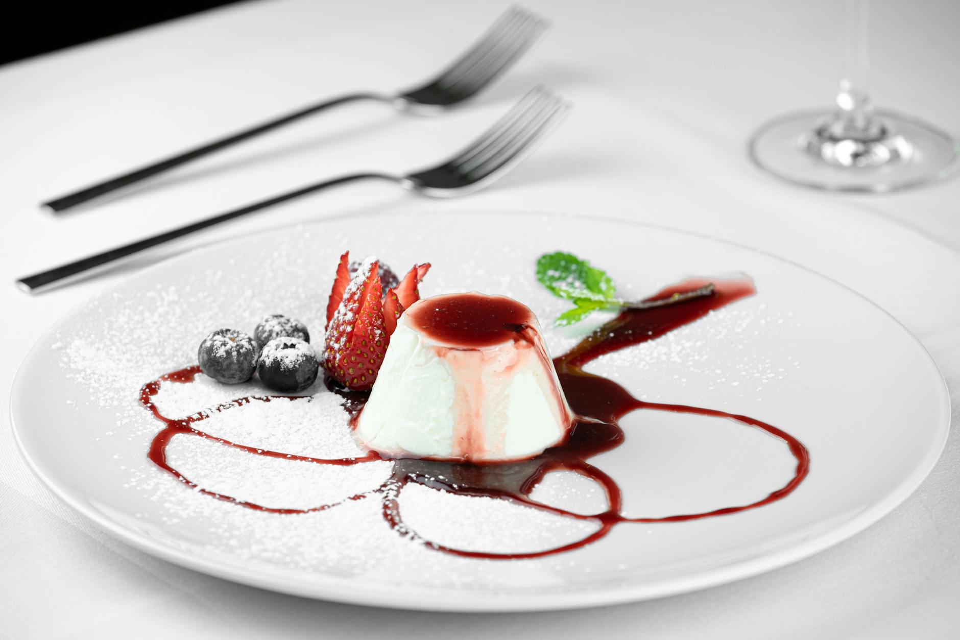 Strawberry Panna Cotta