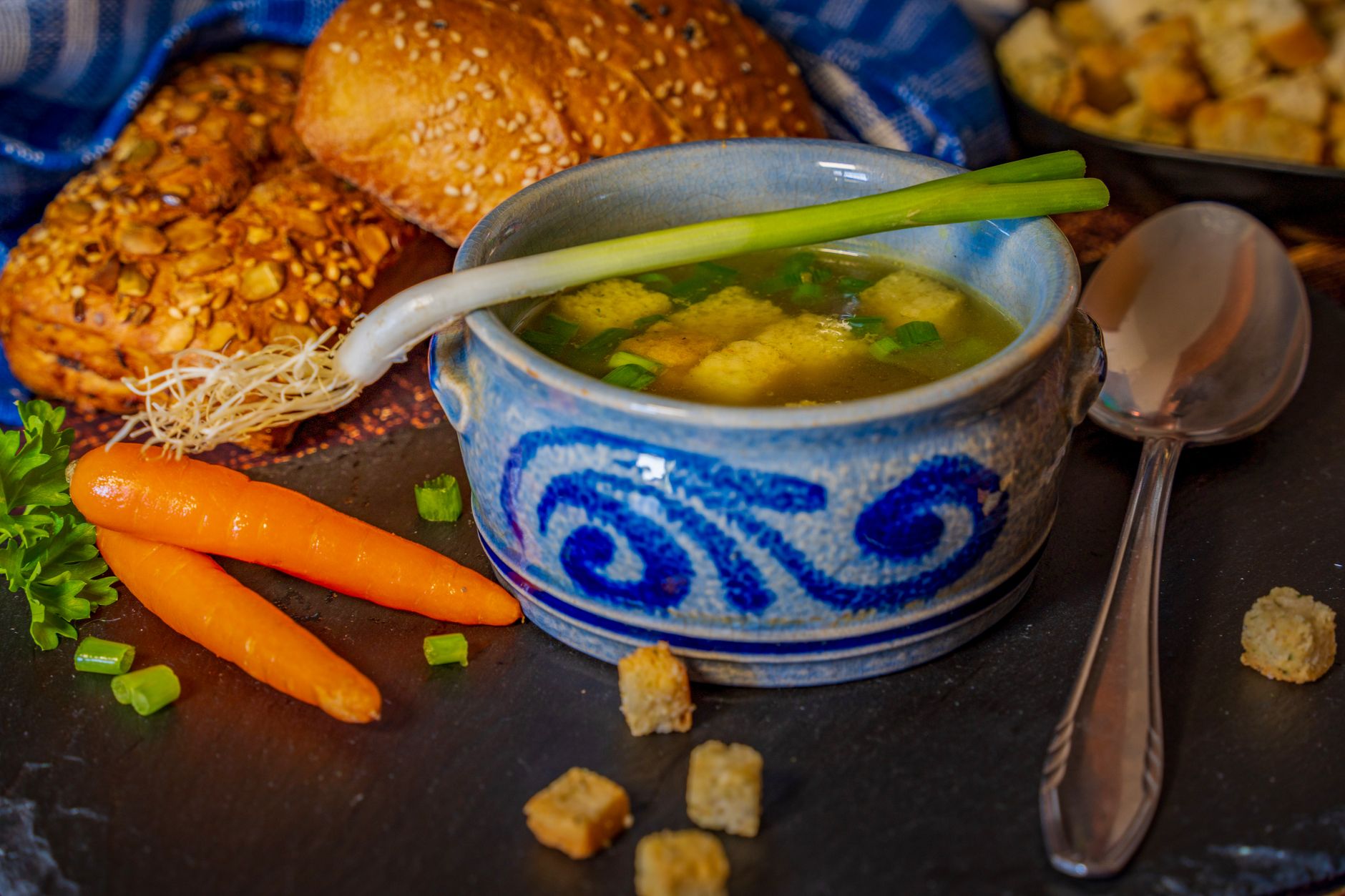 Sweet Onion & Raisin Soup (Carabaccia)