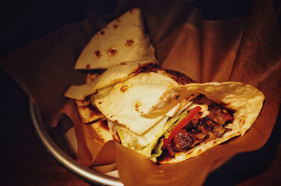 Mexican Marinated Pork Flatbread Tacos