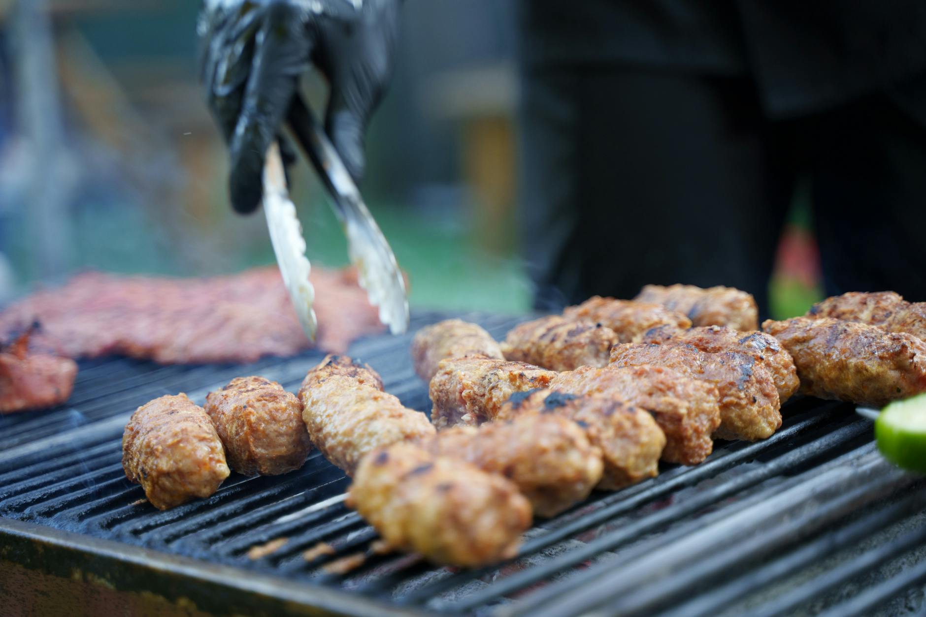 Tahini Beef Kebab with Grilled Rice