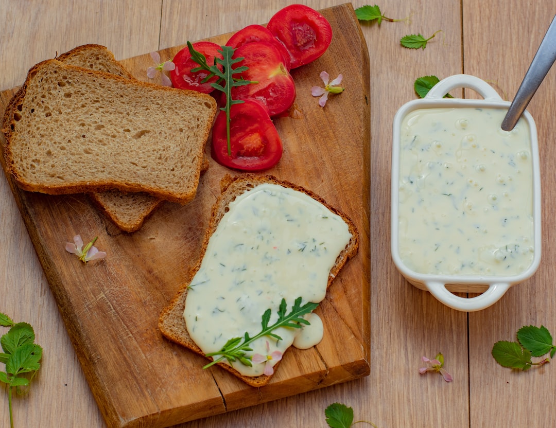 Tahini Garlic Sauce with Bread & Greens
