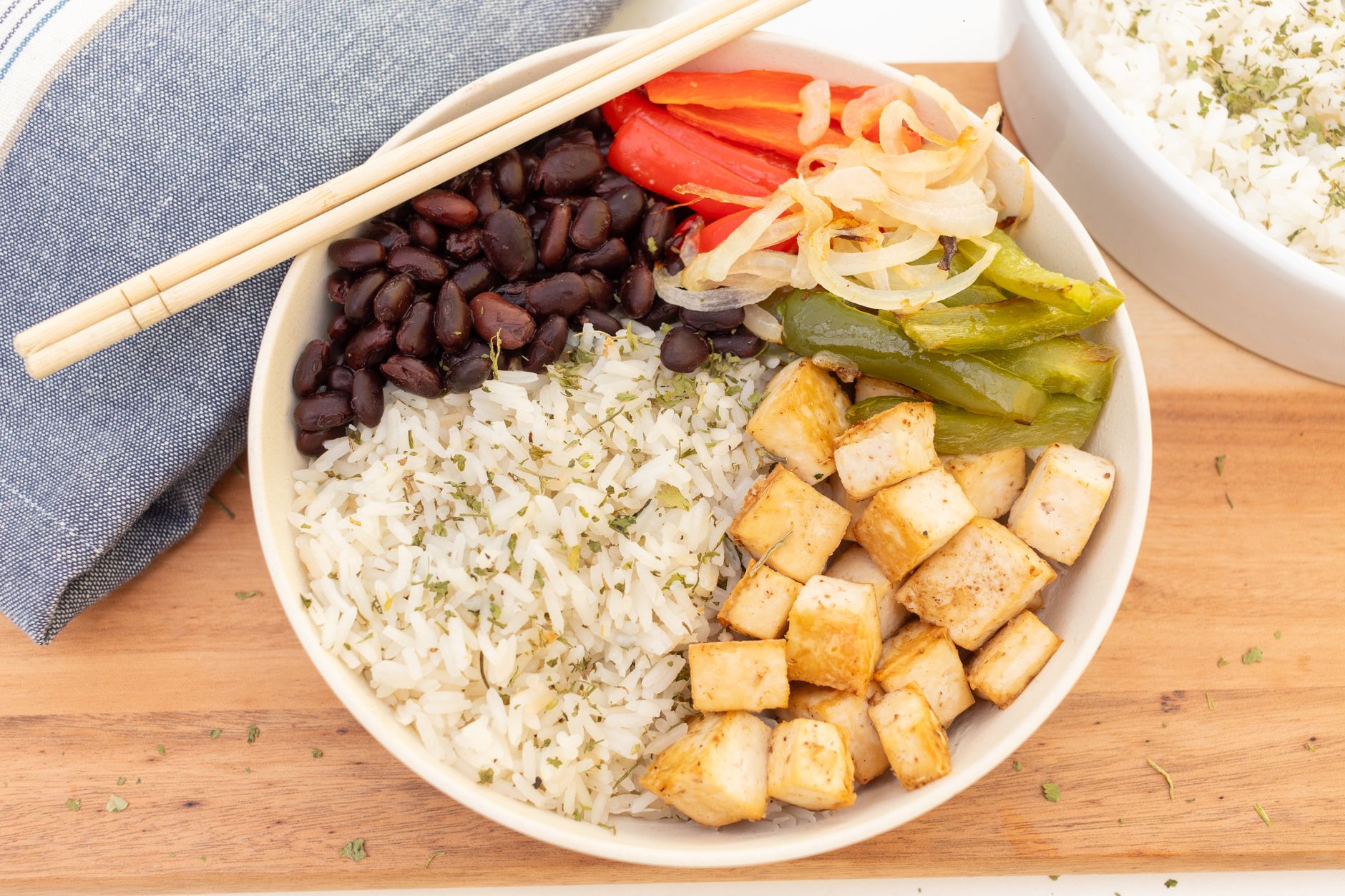 20-Min Teriyaki Tofu Rice Bowl