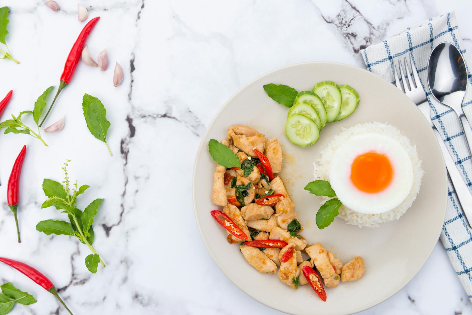 Thai Basil Chicken Bowl