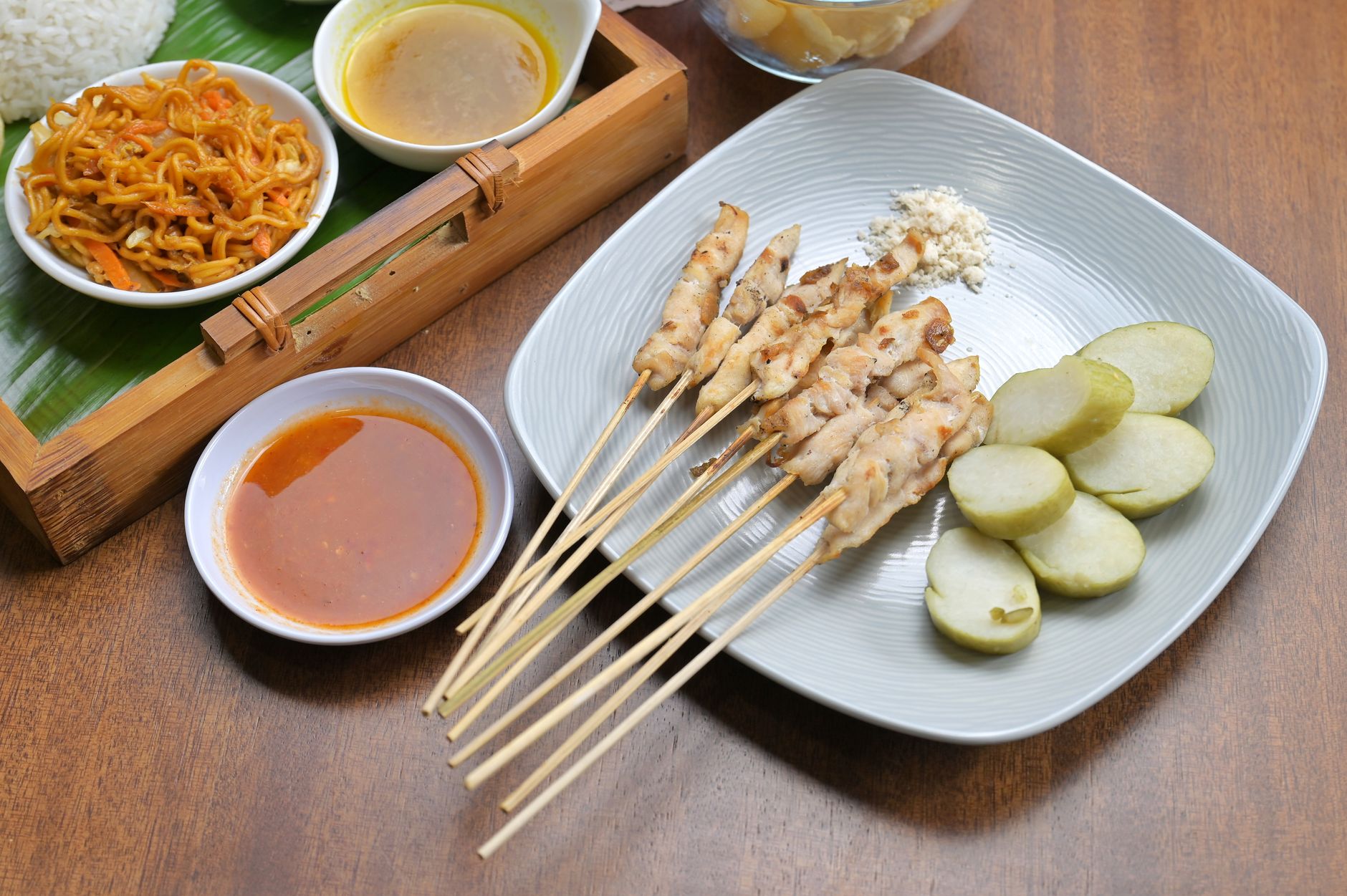 Thai Chicken Satay with Peanut Sauce