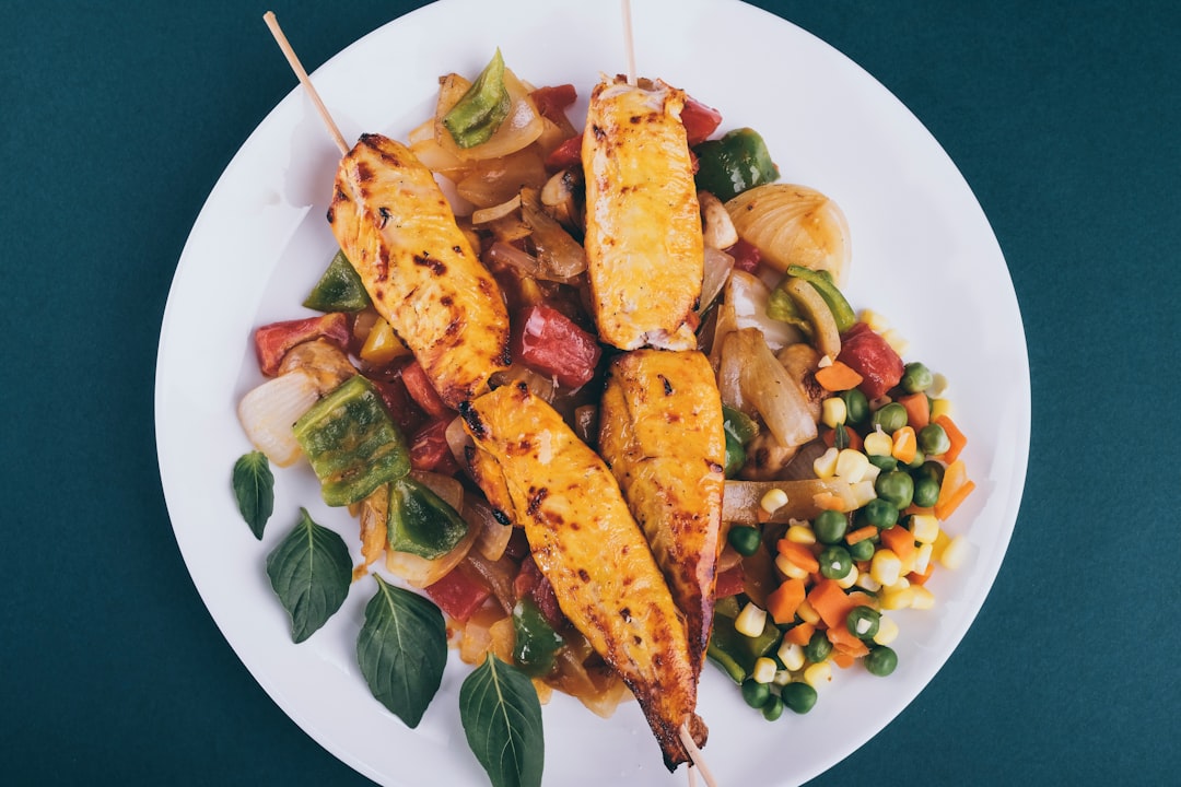 Thai Chicken Satay with Peanut Sauce & Stir-Fry