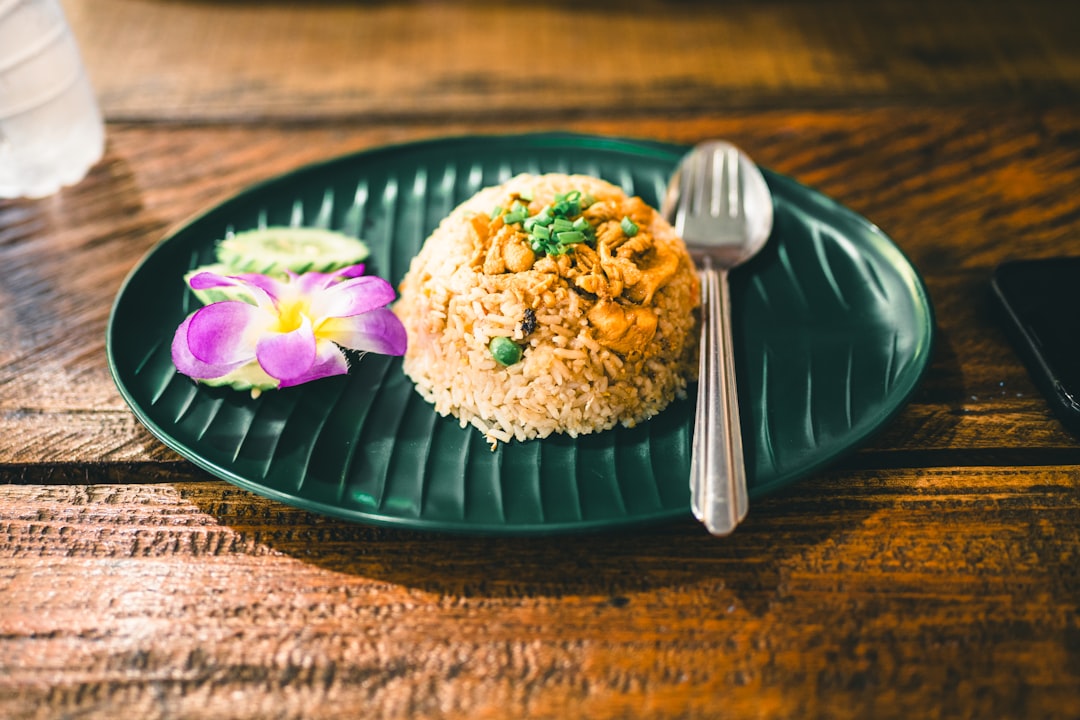 Thai Pineapple Fried Rice with Cucumber