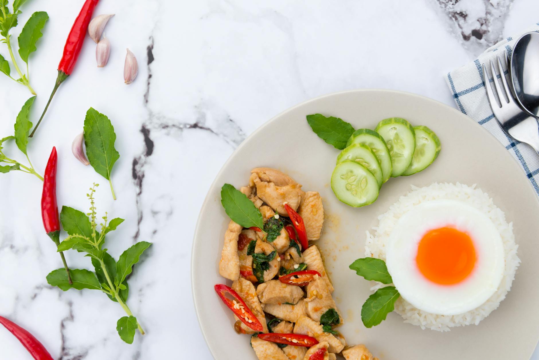 Thai Pork Basil Stir Fry