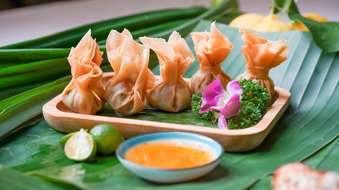 Thai Vegetable Wontons (Thong Yip)