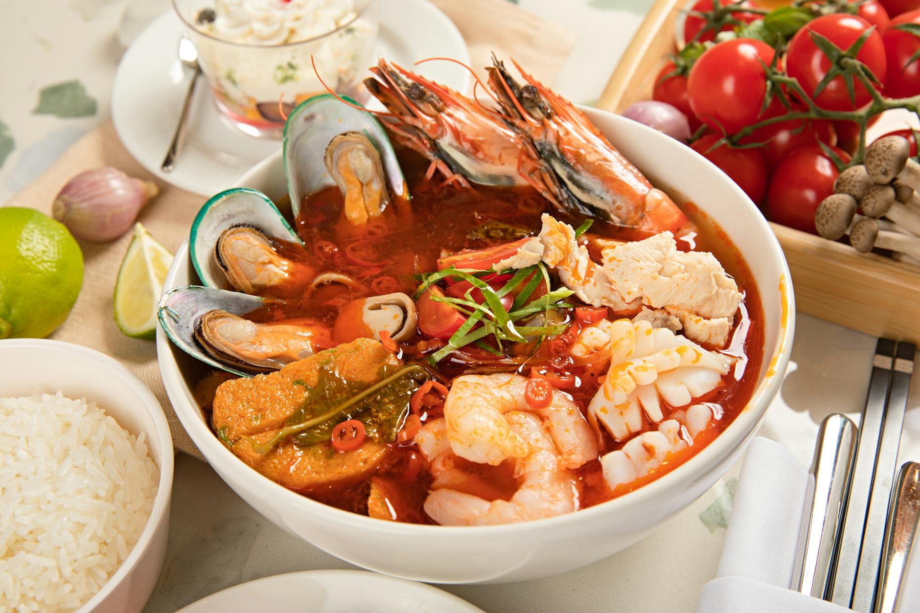 Tom Yum Seafood