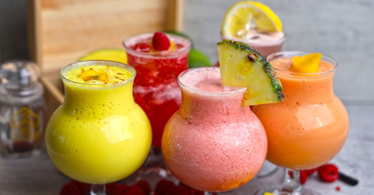 Tropical Mango Passion Fruit Coconut Smoothie