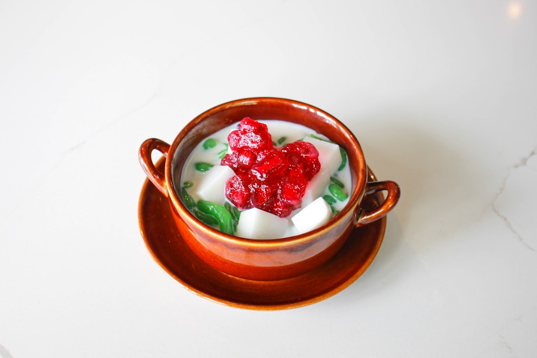 Thai Water Chestnut Coconut Dessert