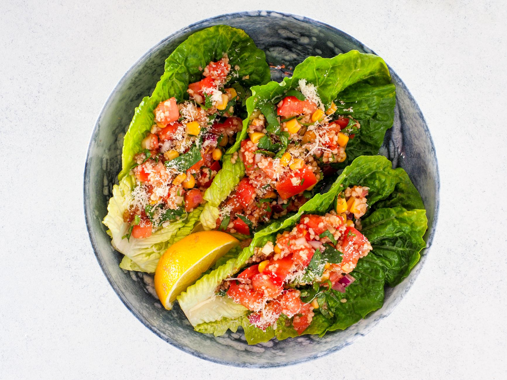 Turkish Bulgur Salad with Pomegranate & Lemon