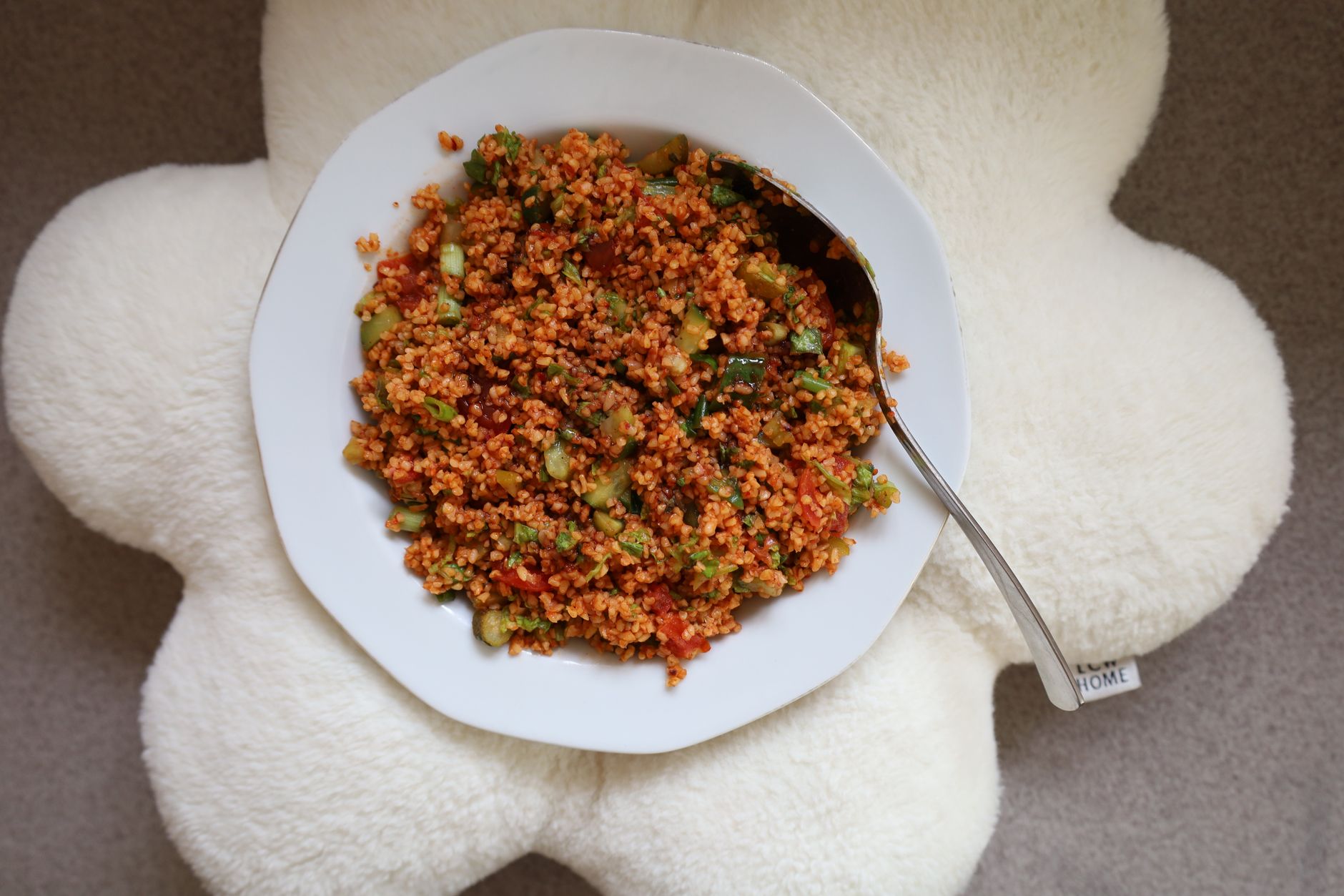 Turkish Bulgur Salad with Pomegranate