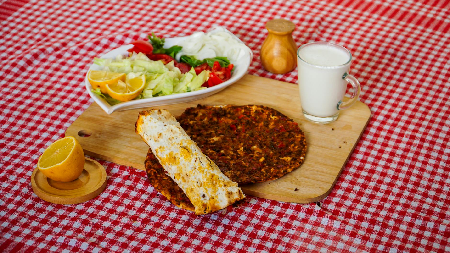 Turkish Lahmacun with Crispy Edges