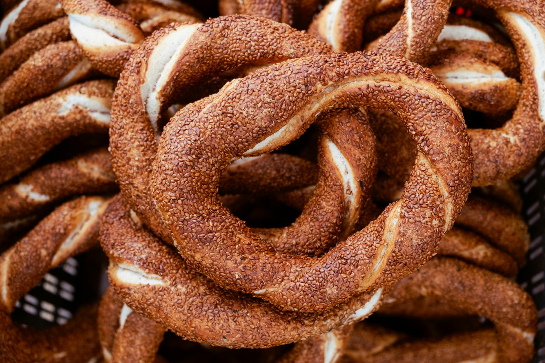 Turkish Simit Breakfast
