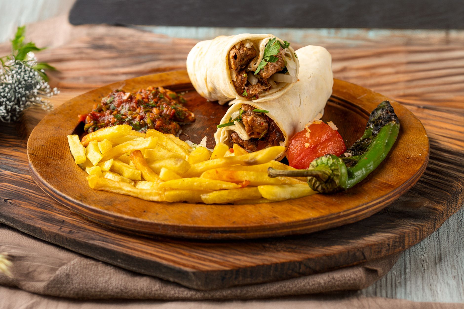 Turkish Tantuni Wrap