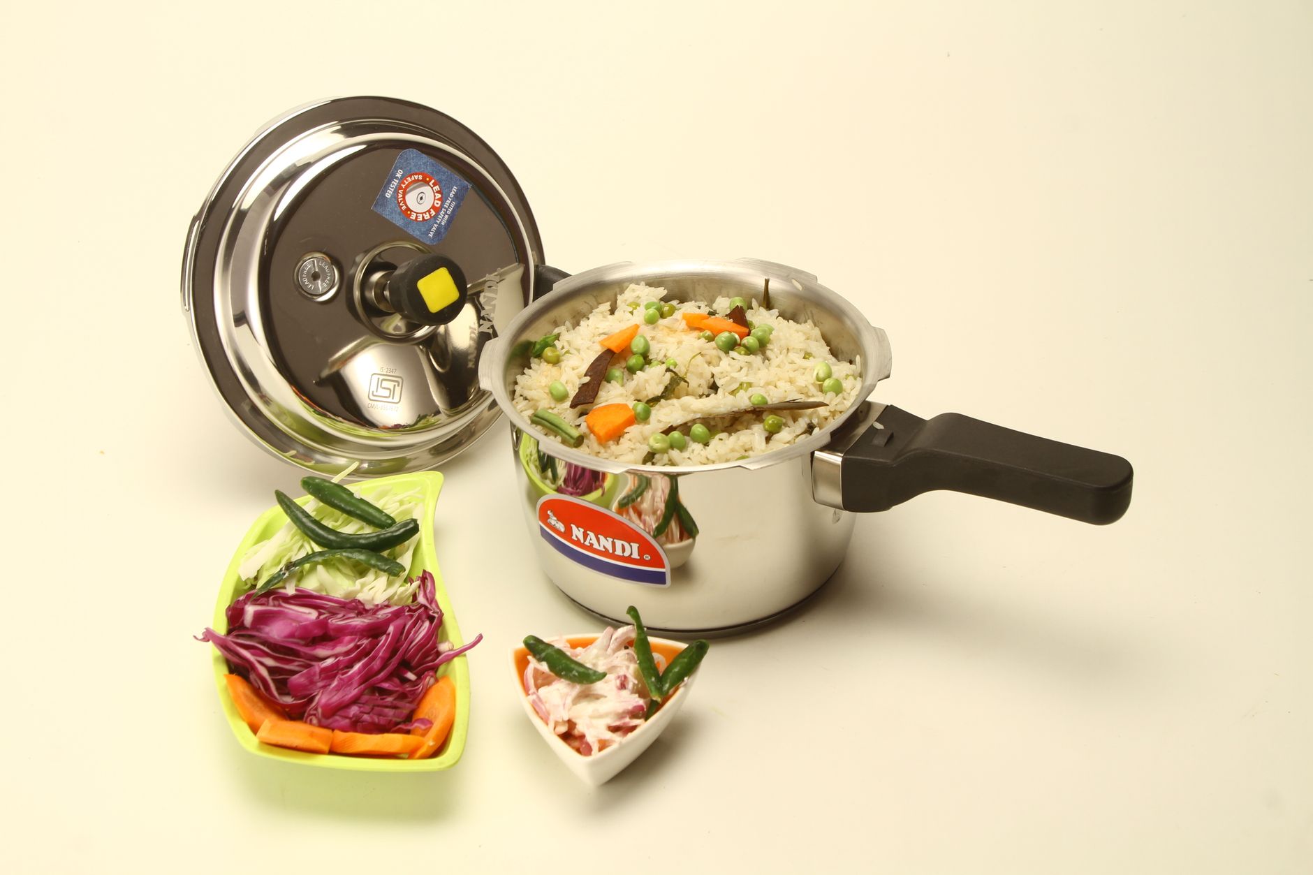 25-Min Vegetable Pulao with Raita & Fresh Sides
