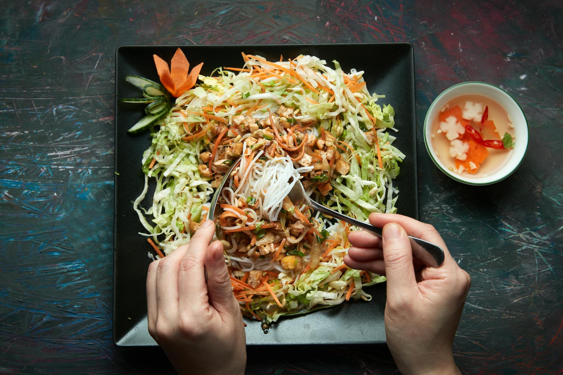 Vietnamese Chicken Noodle Salad