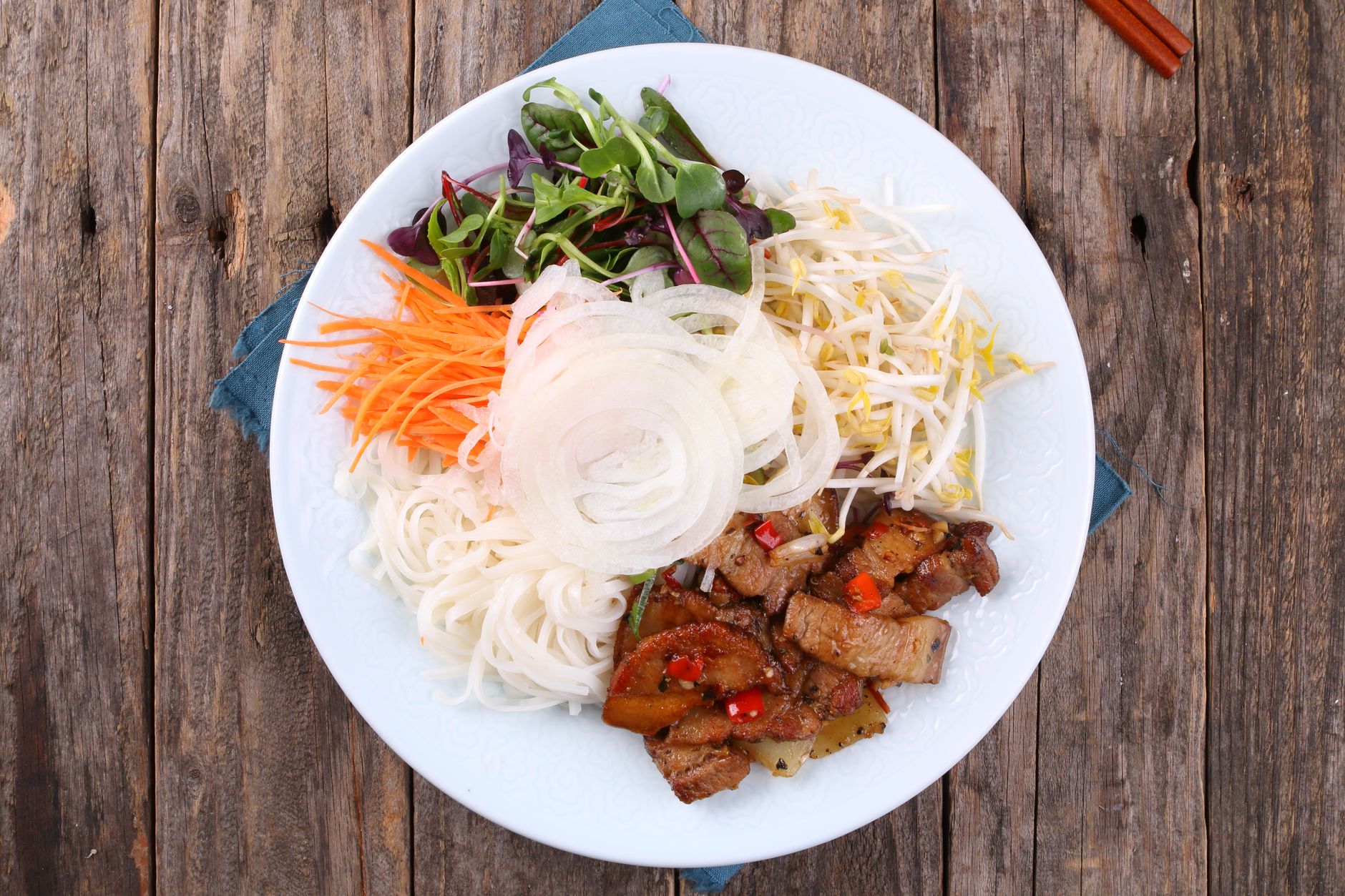 Vietnamese Chicken Noodle Salad
