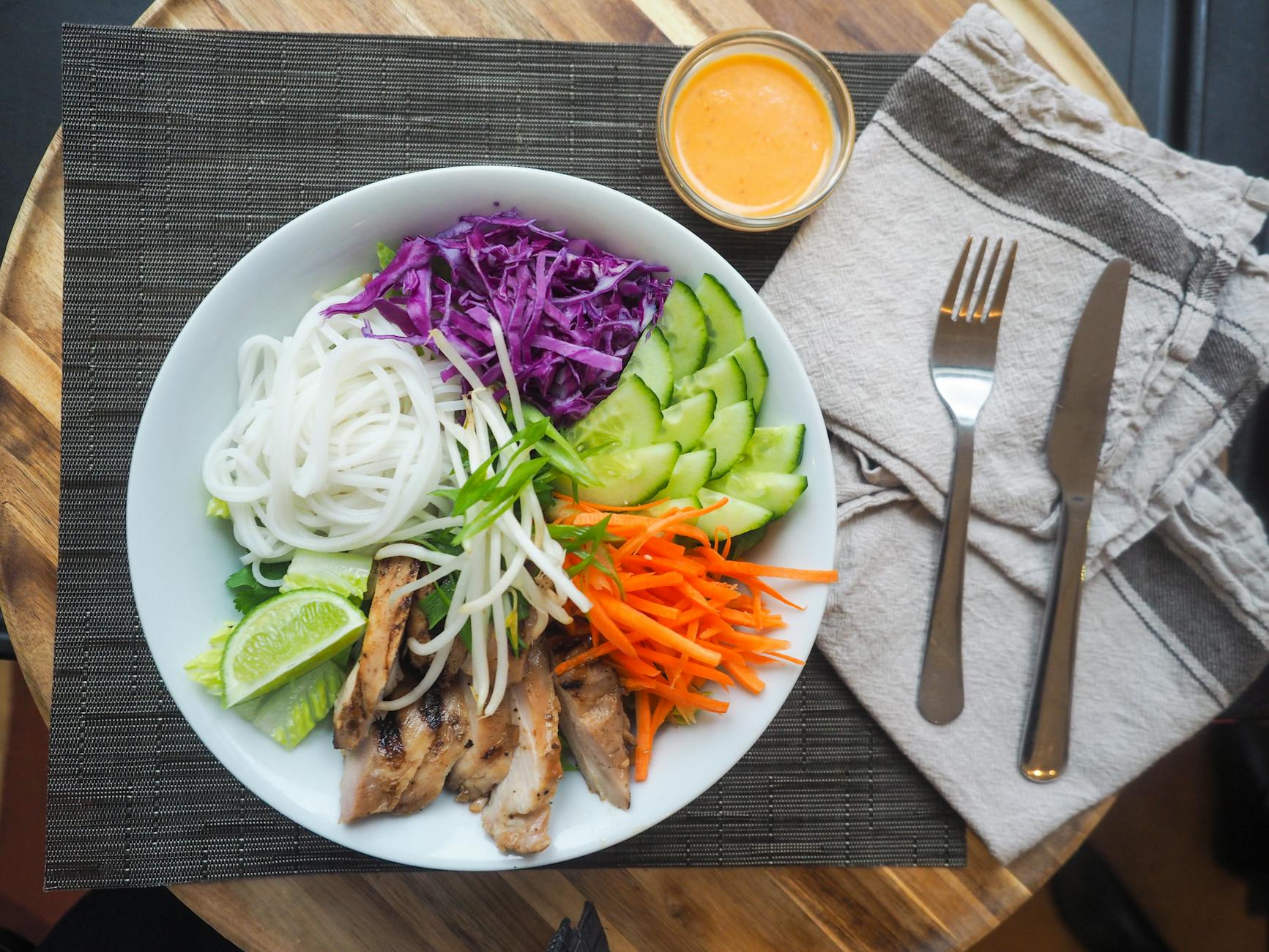 Vietnamese Chicken Noodle Salad