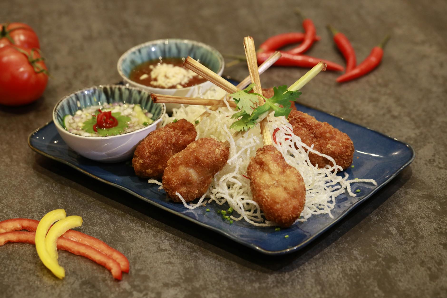 Vietnamese Lemongrass Shrimp with Rice Vermicelli