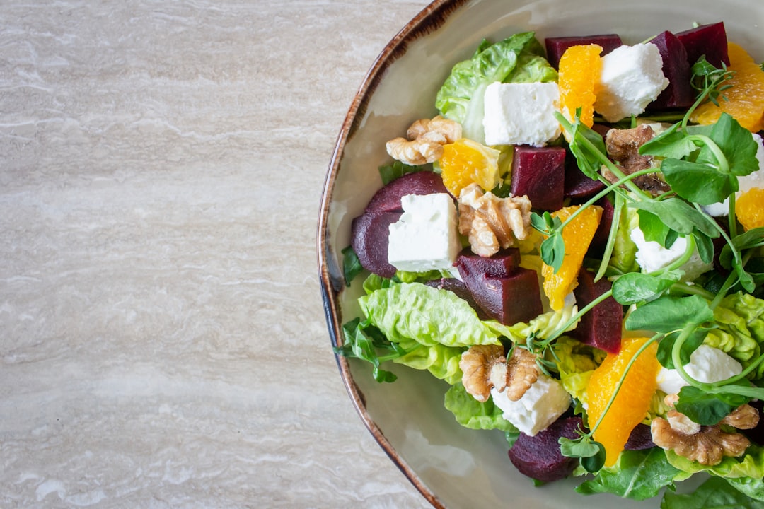 Warm Beet & Goat Cheese Salad