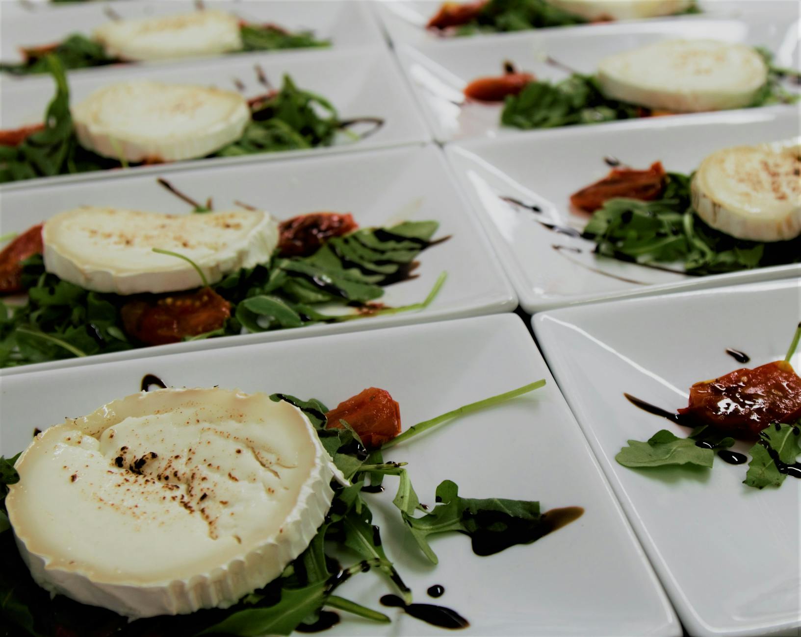 Warm Goat Cheese Toast Salad