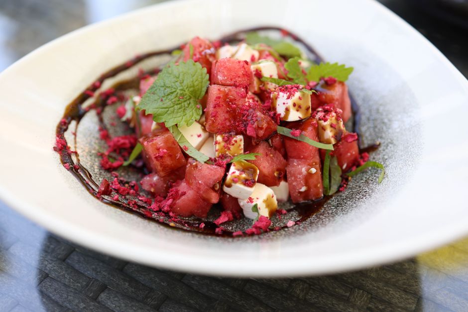 Watermelon Feta Mint Salad