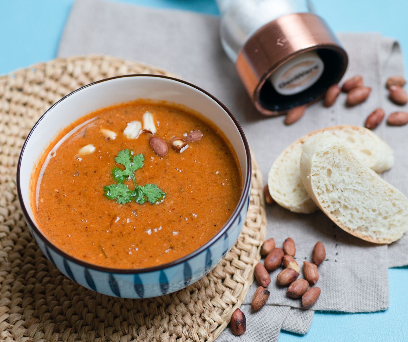 West African Peanut Soup with Chicken