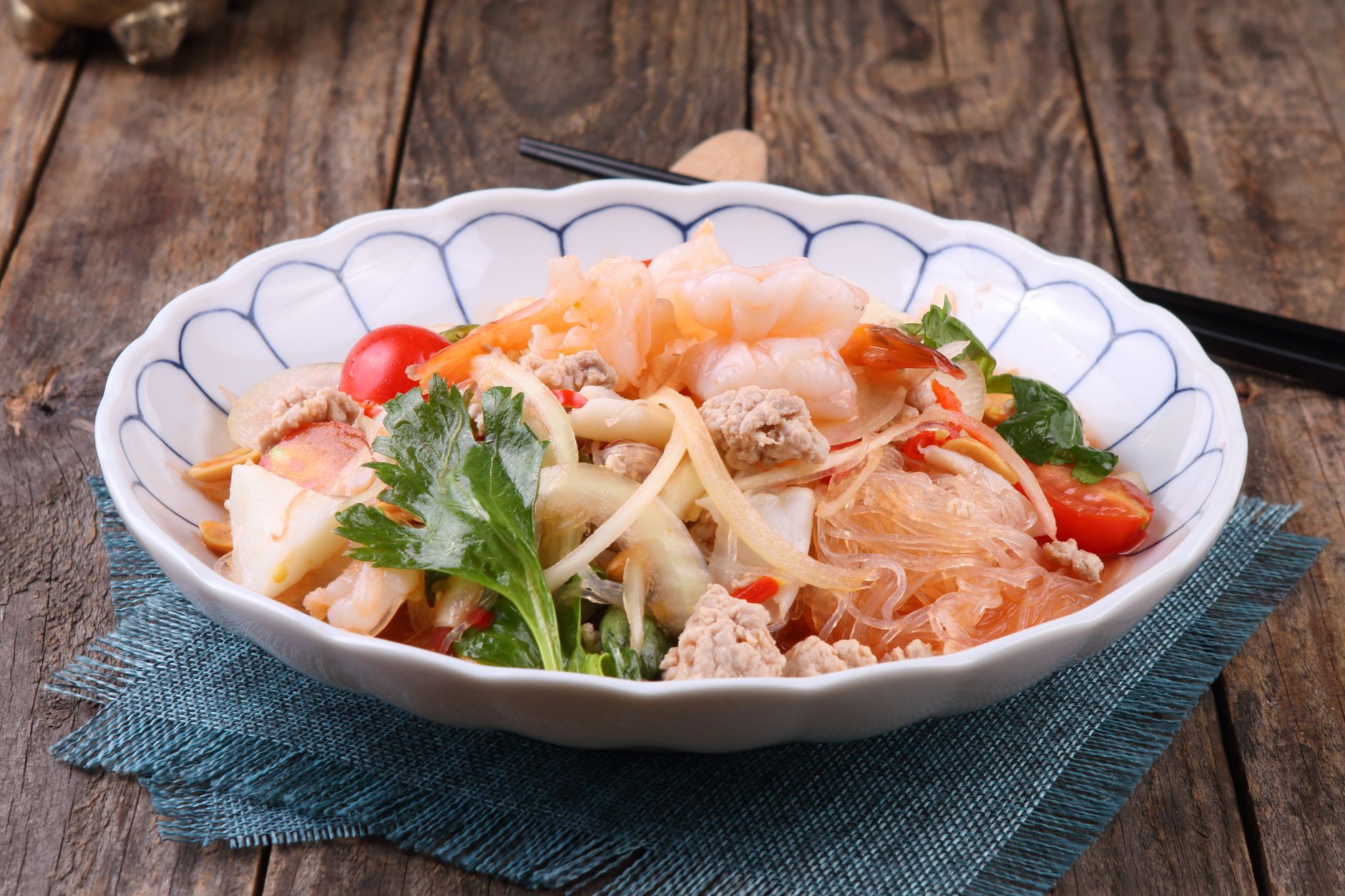 Yam Mama (Thai Chili-Lime Shrimp & Pork)