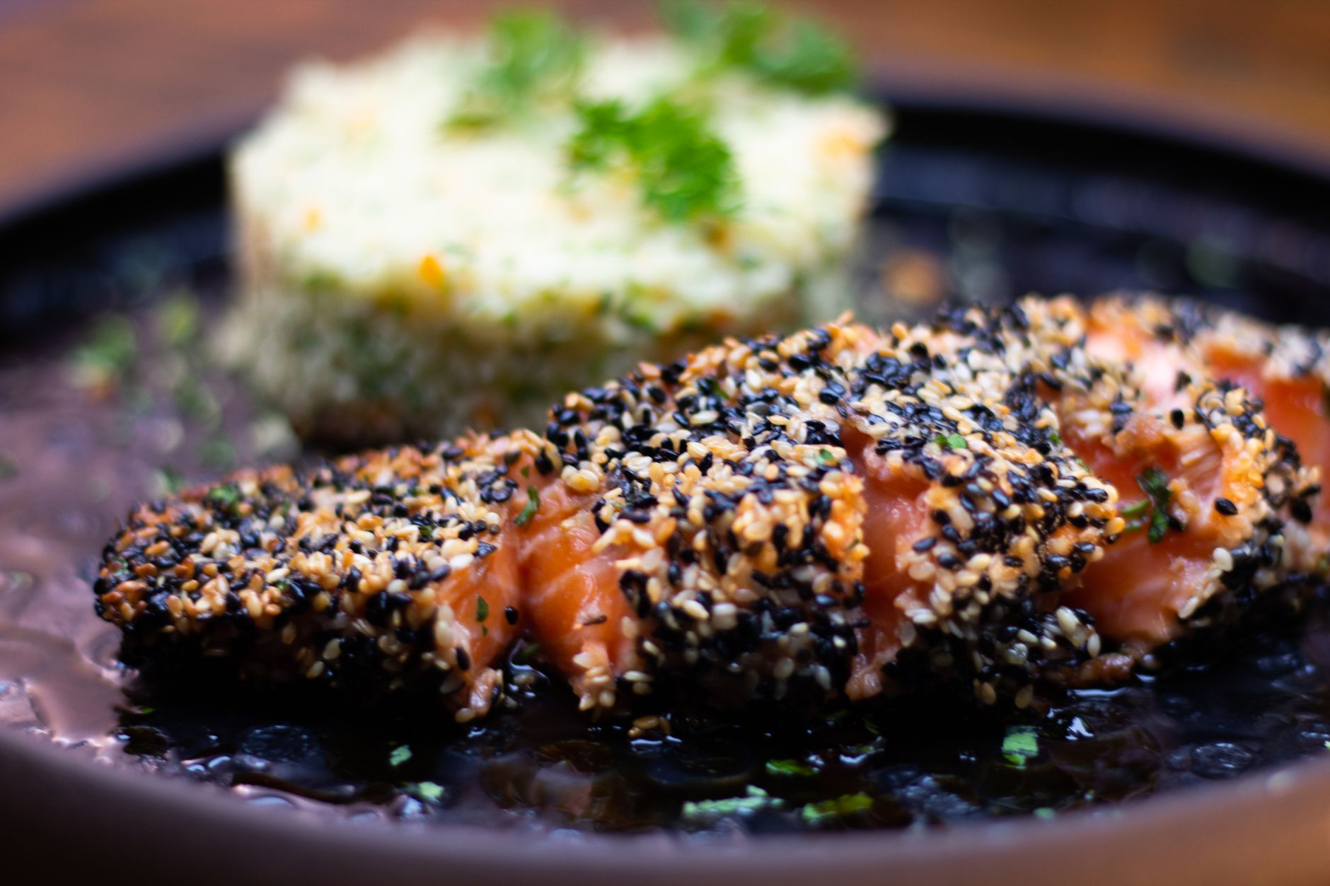 Za'atar Crusted Salmon