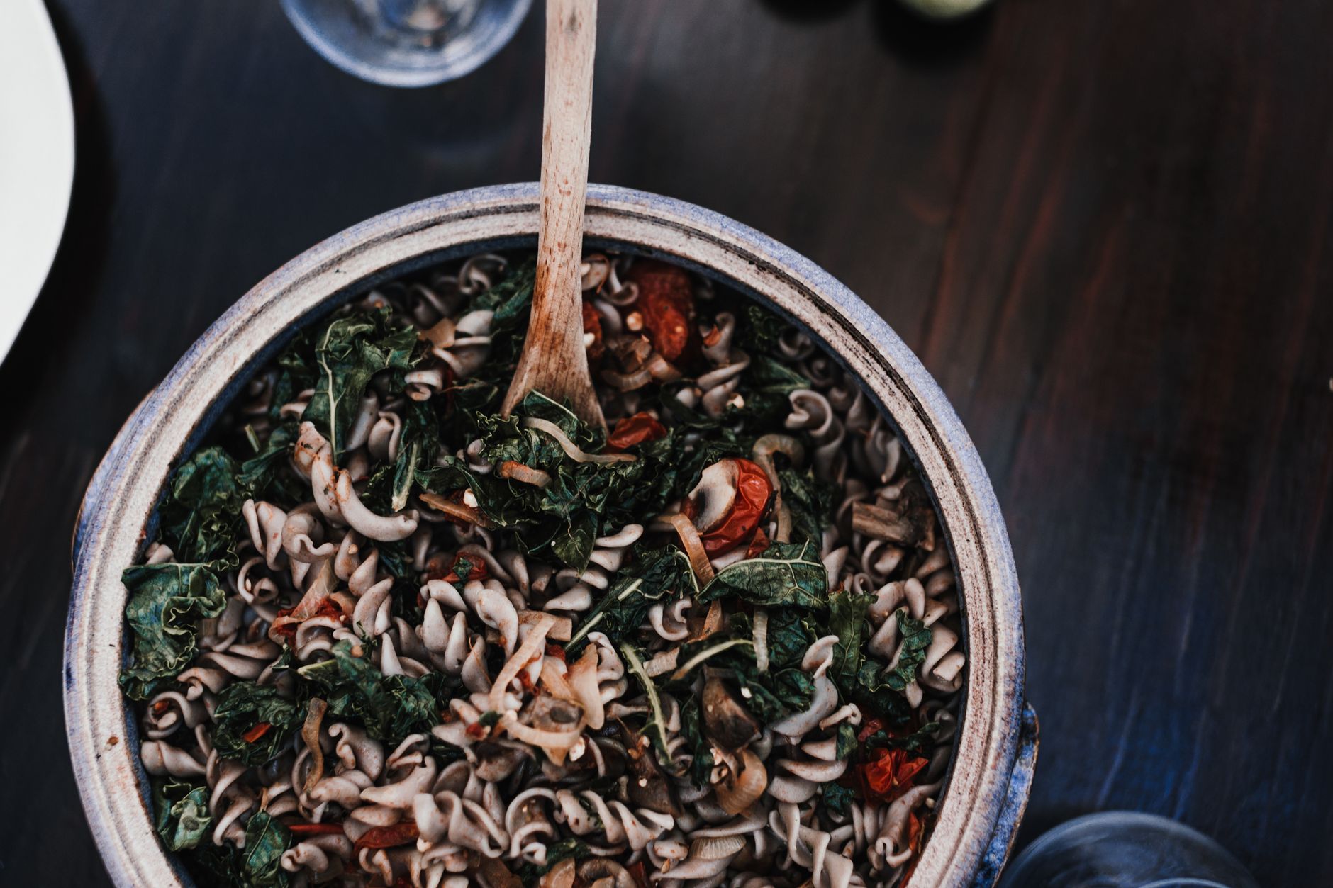 Cheesy Kale Pasta Bake