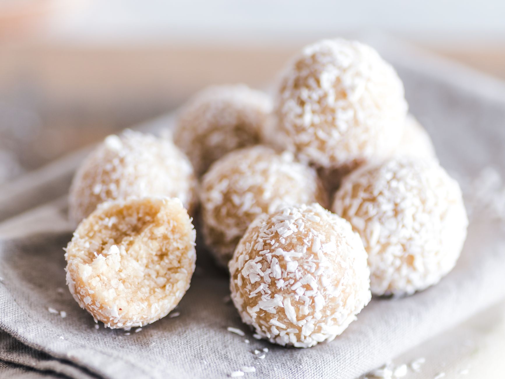 10-Min Coconut Date Energy Balls