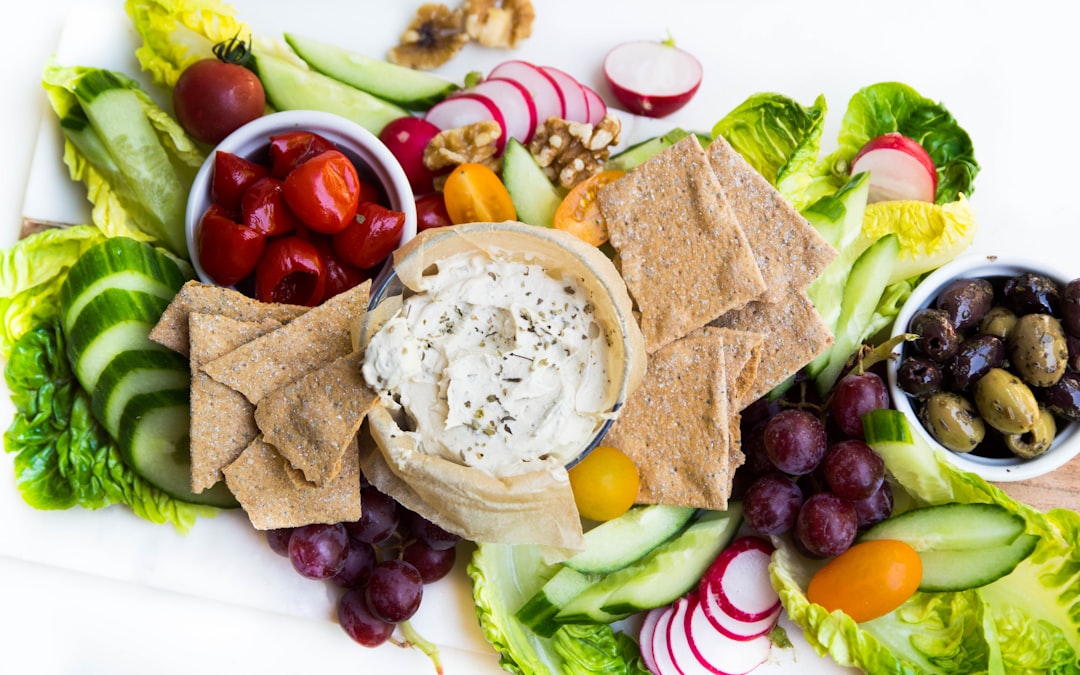 Veggie Board with Hummus