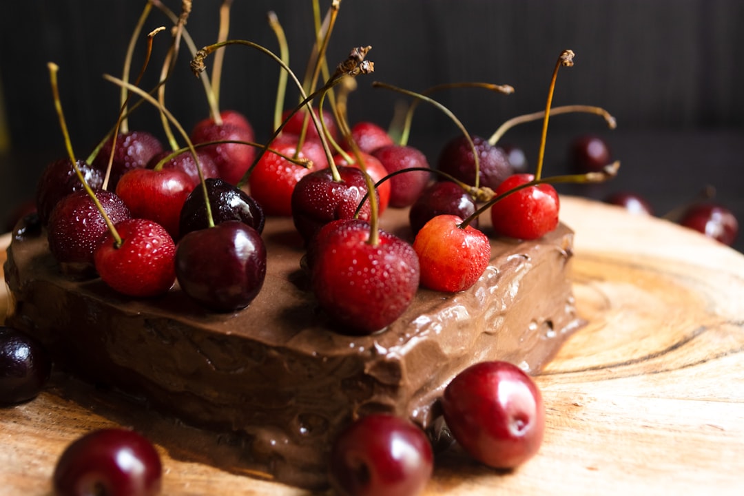 Chocolate Cherry Dump Cake Squares