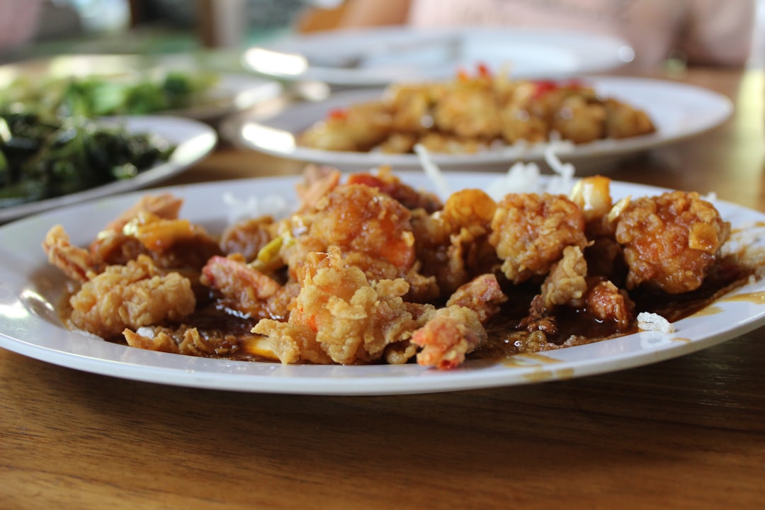 Soy Garlic Fried Chicken with Rice
