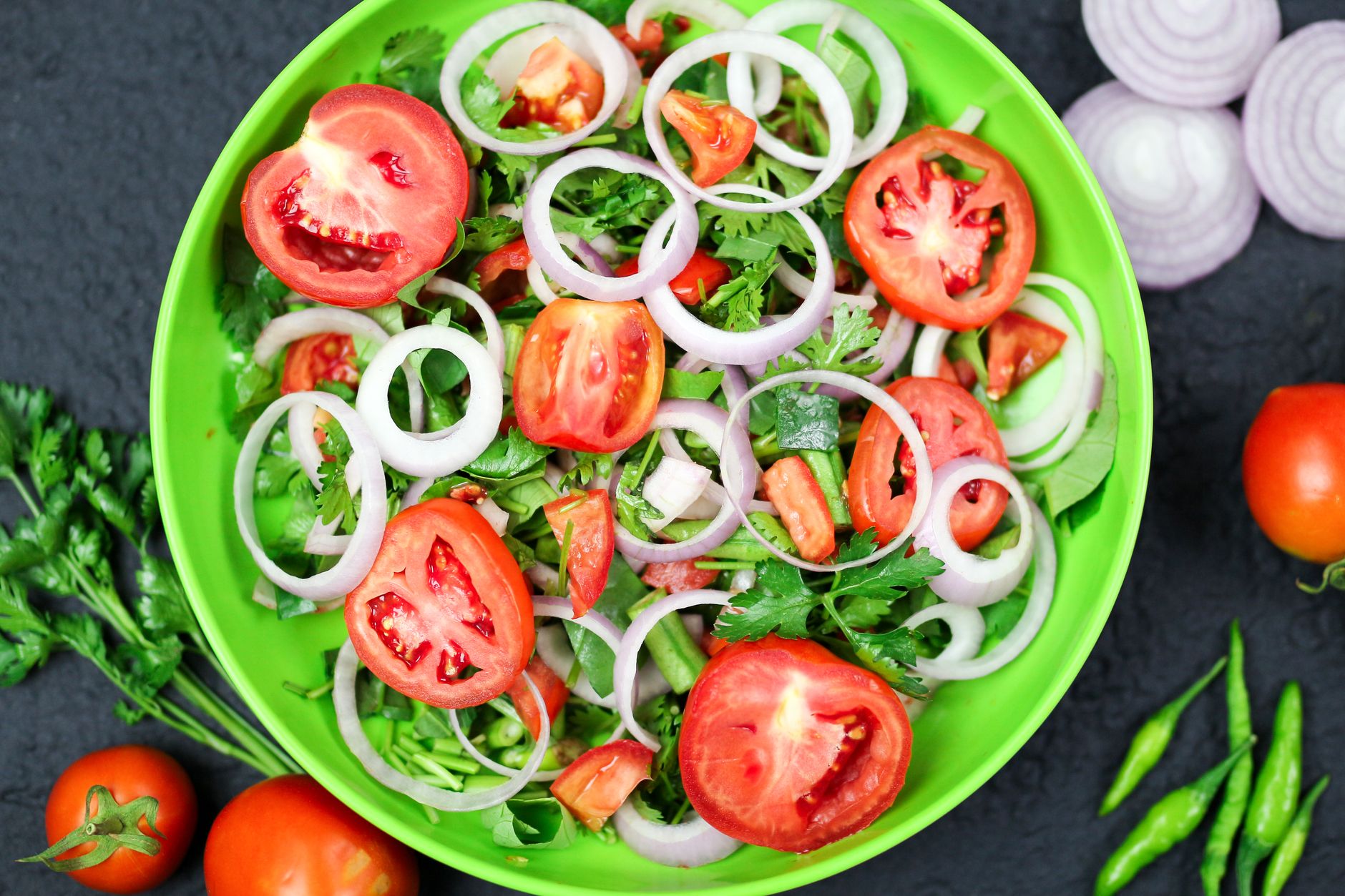 Tomato & Red Onion Salad