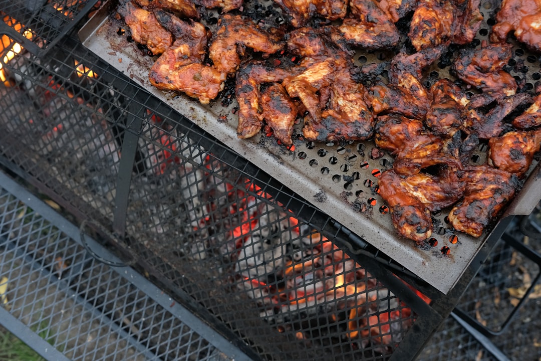 Honey Garlic Grilled Chicken Wings