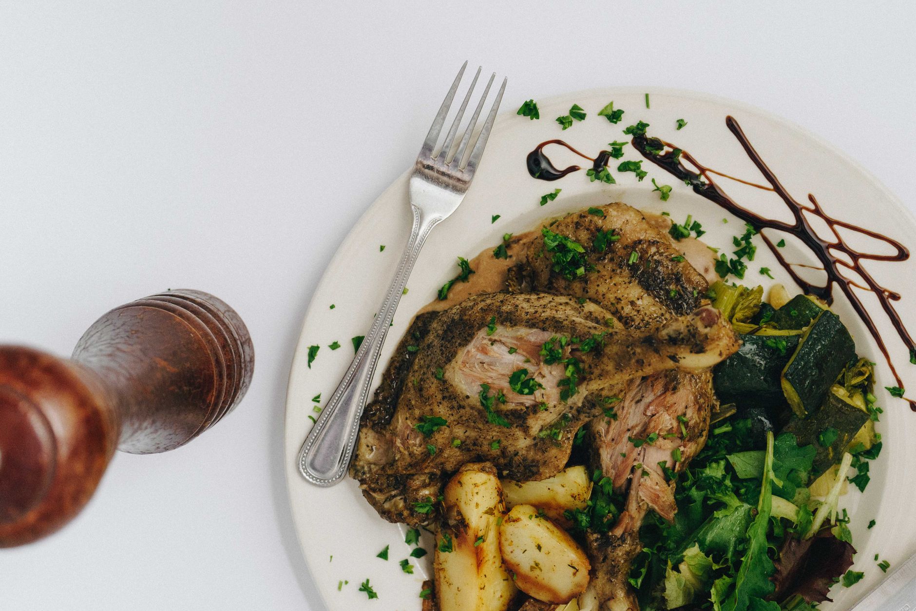 Balsamic Roasted Chicken & Veggies