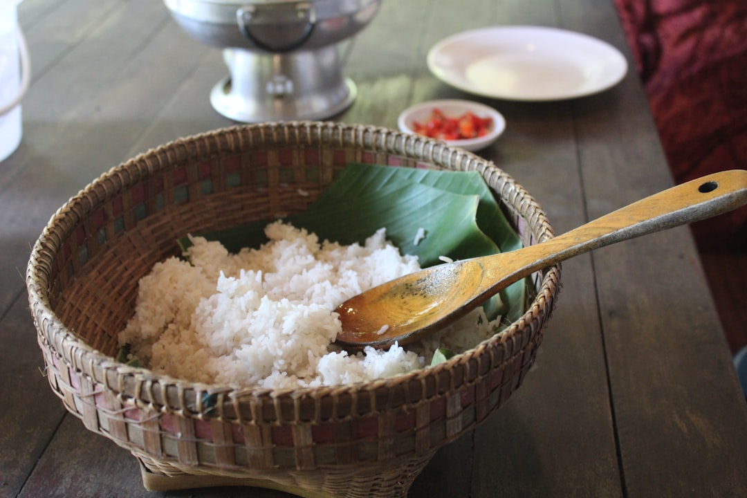 Fluffy Coconut Rice with Chili