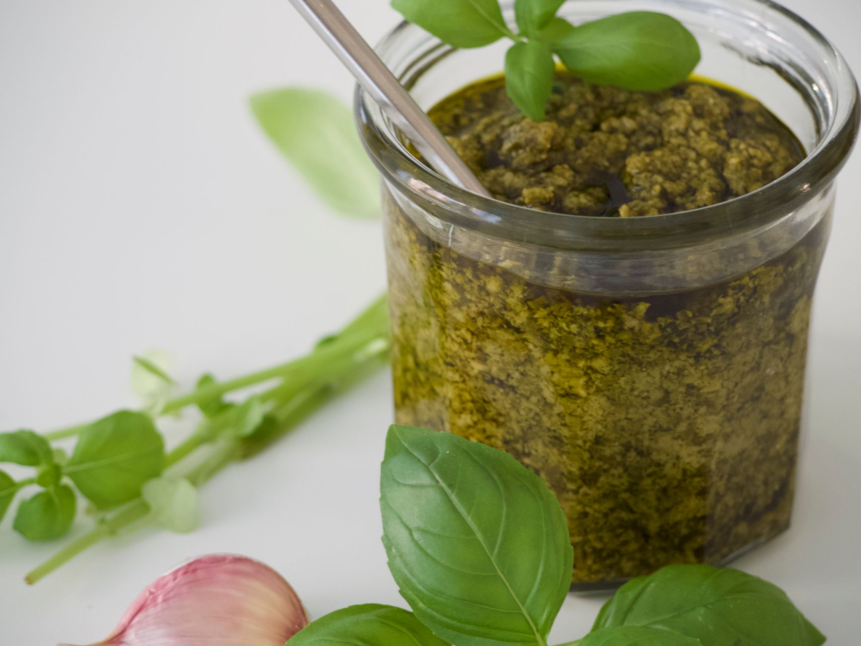 5-Minute Fresh Basil Pesto