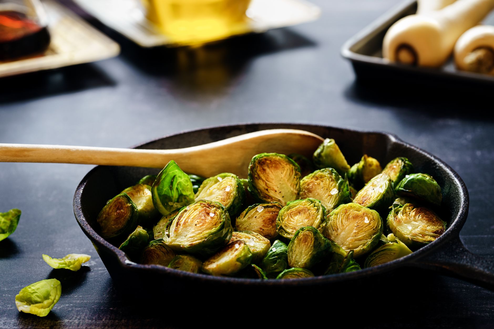 Crispy Roasted Cabbage & Parsnips