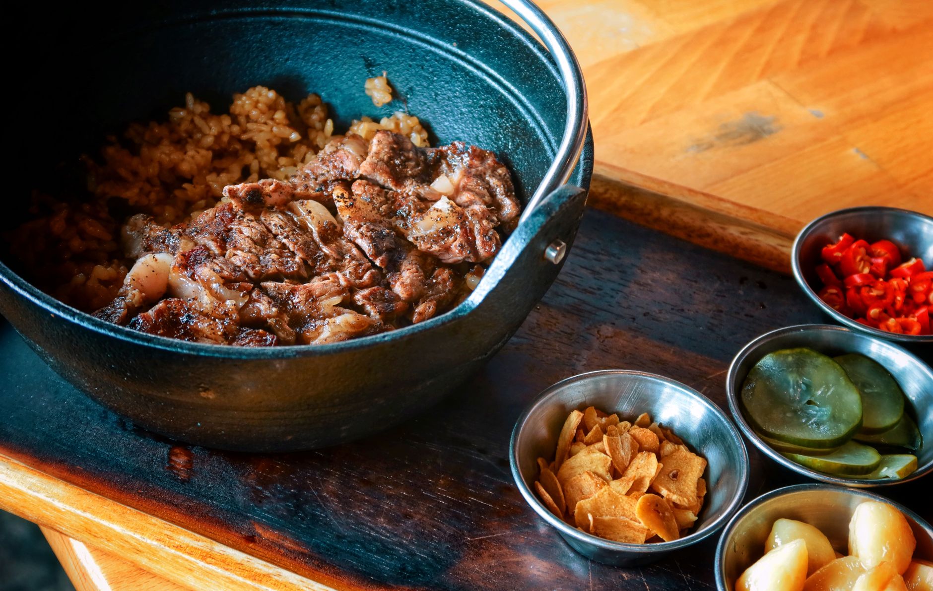 Cheesy Beef & Rice Skillet