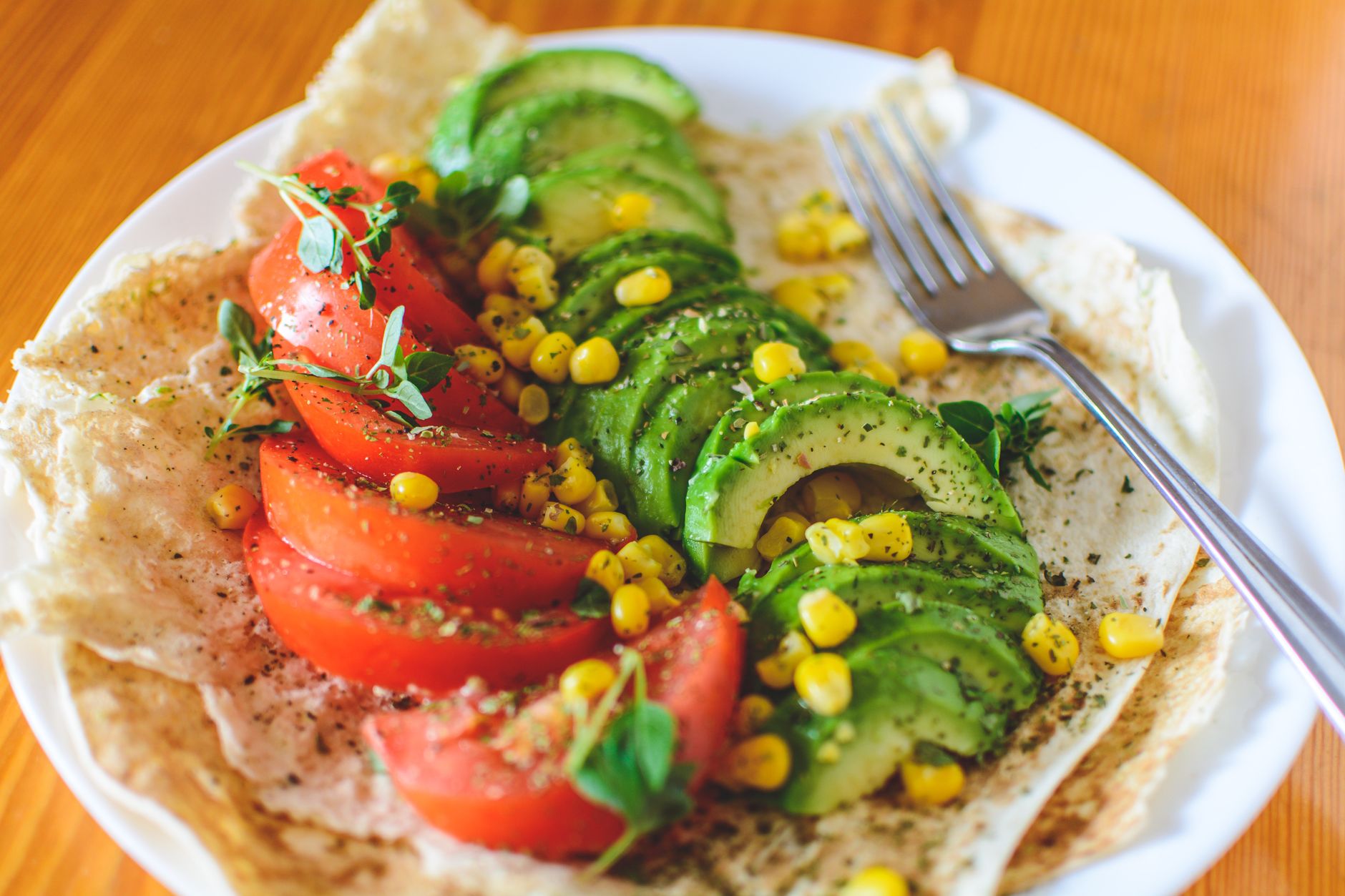 Lime Cilantro Avocado Corn Salad